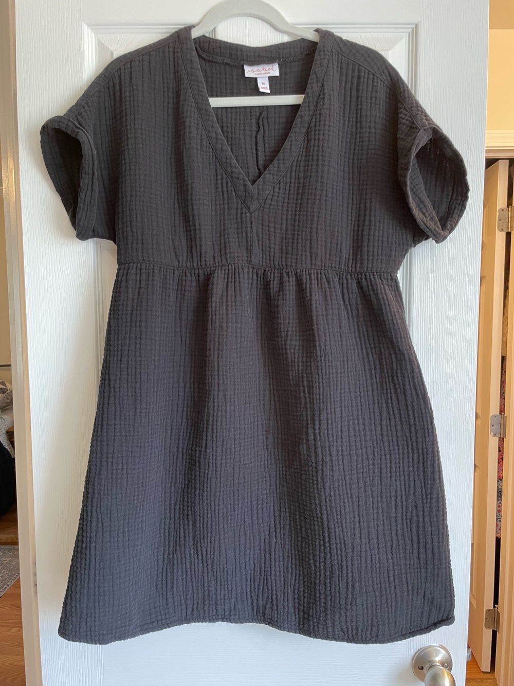 Isabel Maternity by Ingrid & Isabel Gauze V-Neck Maternity Dress